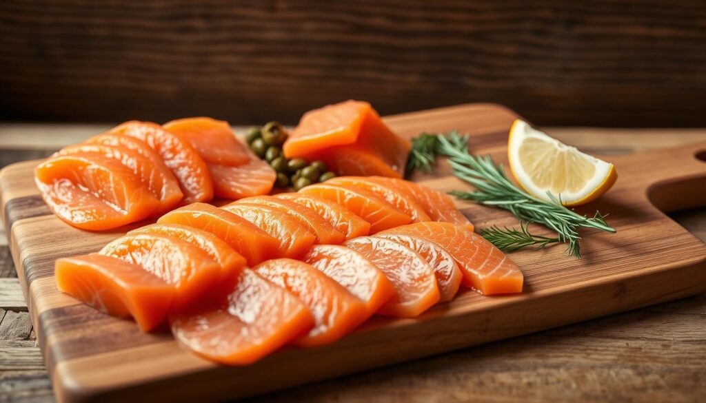 Cold Smoked Salmon Preparation Cold Smoked Salmon Preparation