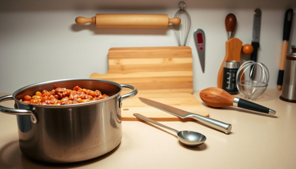 Kitchen tools for baked beans with ground beef recipe Kitchen tools for baked beans with ground beef recipe
