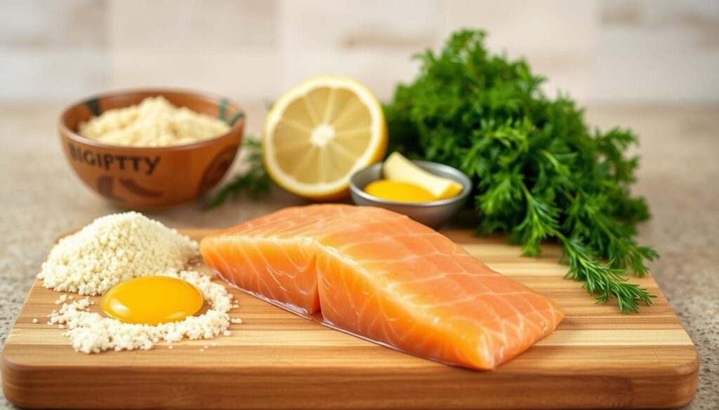 ingredients for salmon loaf recipe